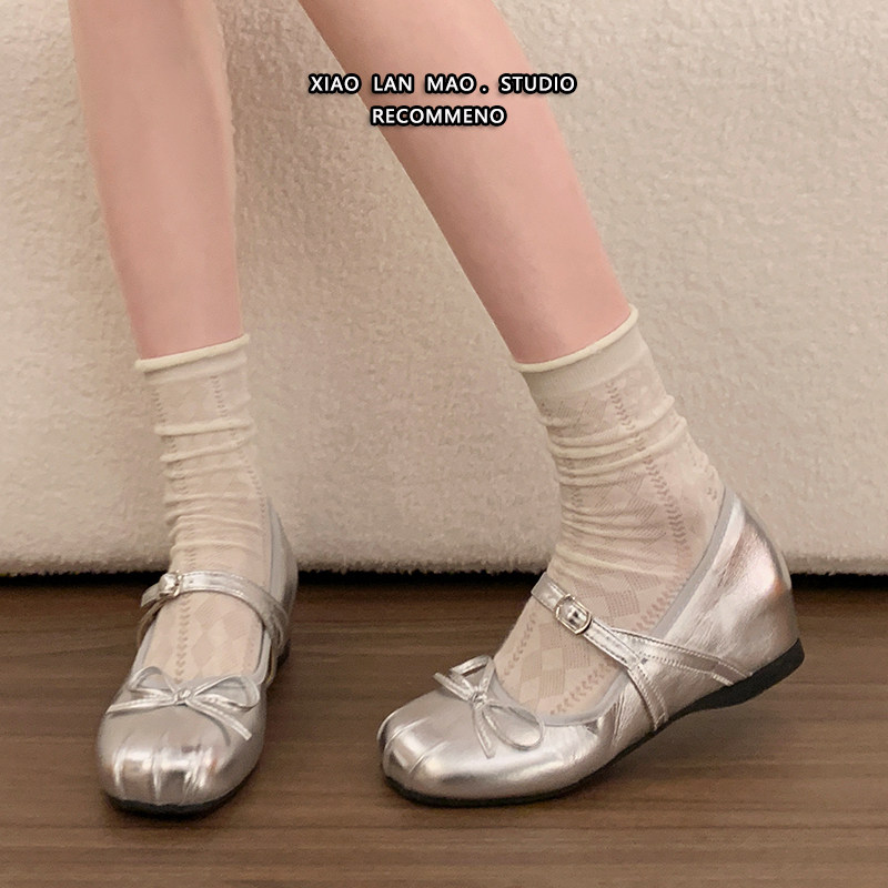 法式温柔仙女风玛丽珍鞋女2026春季新款内增高单鞋配裙子小皮鞋子,淘宝优惠券,粉丝福利购,淘宝优惠卷