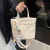 Canvas portable bucket bag fashionable casual crossbody bag