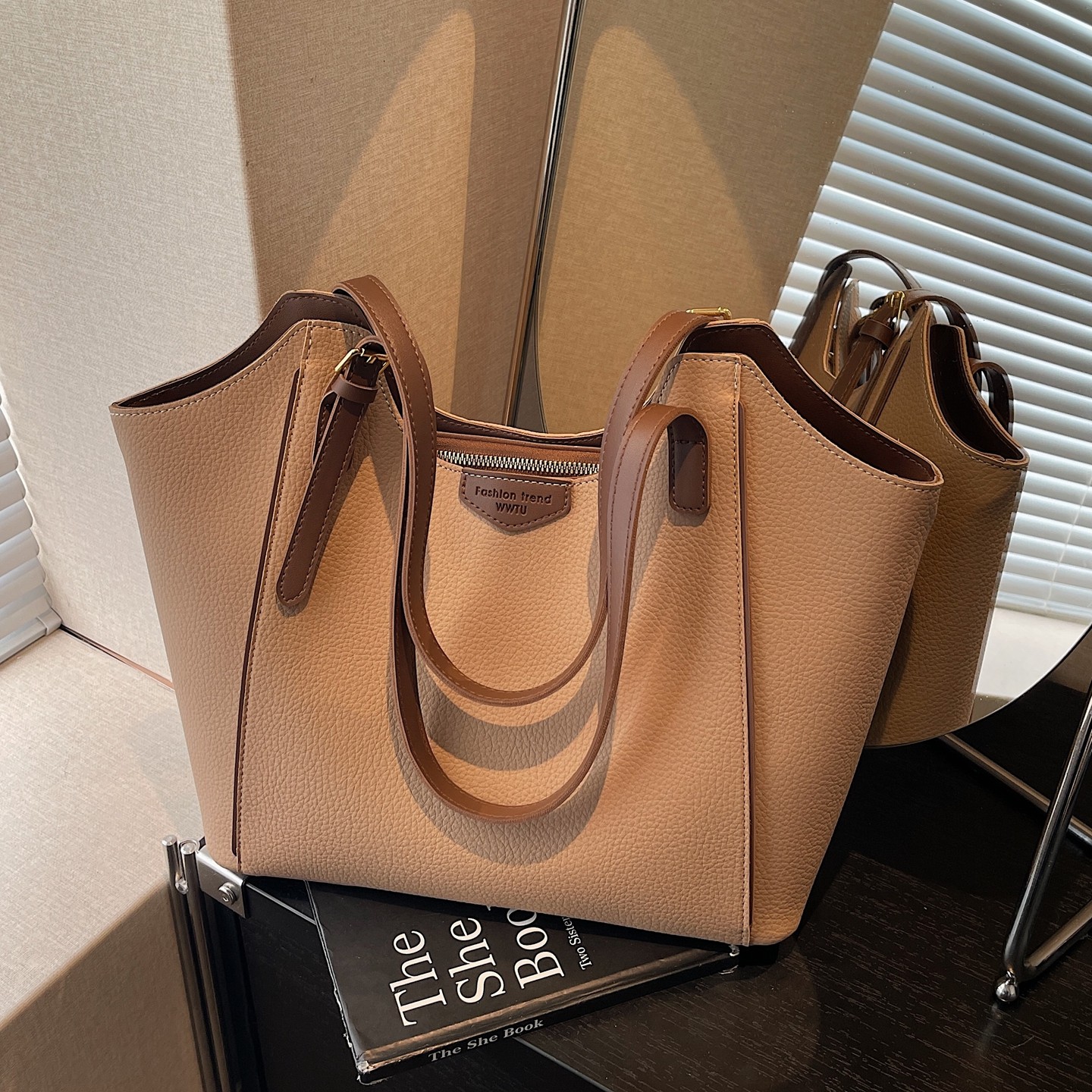 高级感大包包女2026新款女士上班通勤单肩包时尚百搭大容量托特包,淘宝优惠券,粉丝福利购,淘宝优惠卷