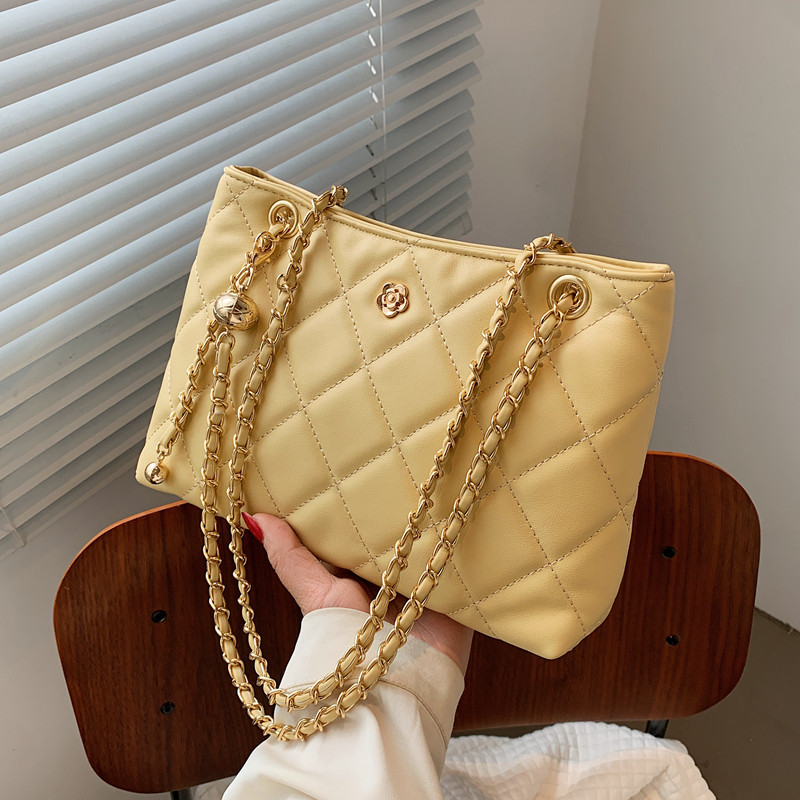 大容量包包女秋冬百搭2025新款时尚斜挎包菱格链条单肩腋下小方包,淘宝优惠券,粉丝福利购,淘宝优惠卷