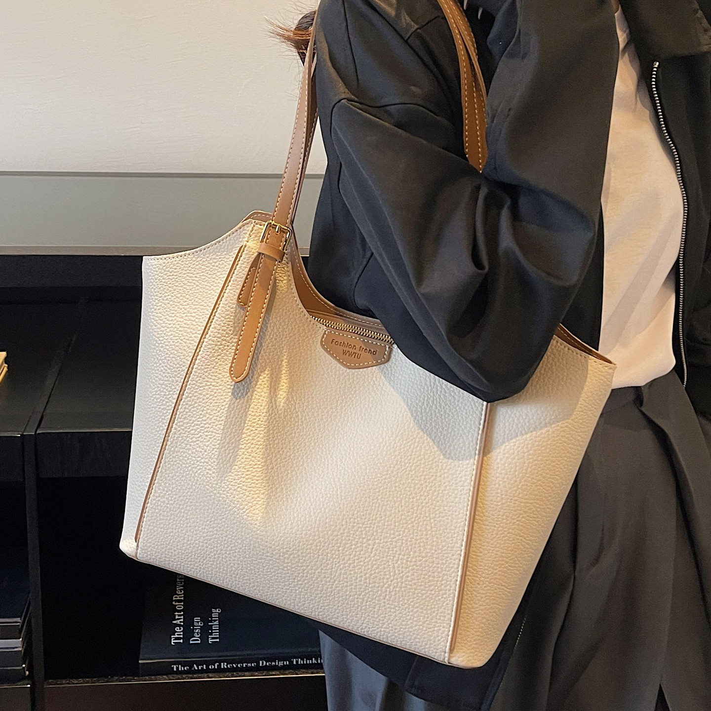 高级感大包包女2026新款女士上班通勤单肩包时尚百搭大容量托特包,淘宝优惠券,粉丝福利购,淘宝优惠卷