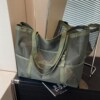 Large capacity casual shoulder tote bag beach bag