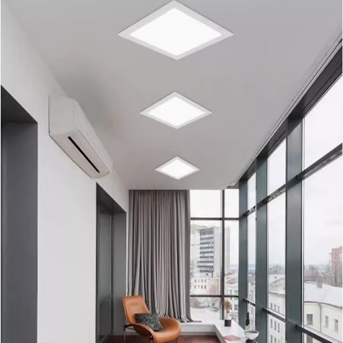 方形开孔17x17LED厨卫灯嵌入式20cm厨房灯30x30卫生间卡扣吊顶灯 - 图1