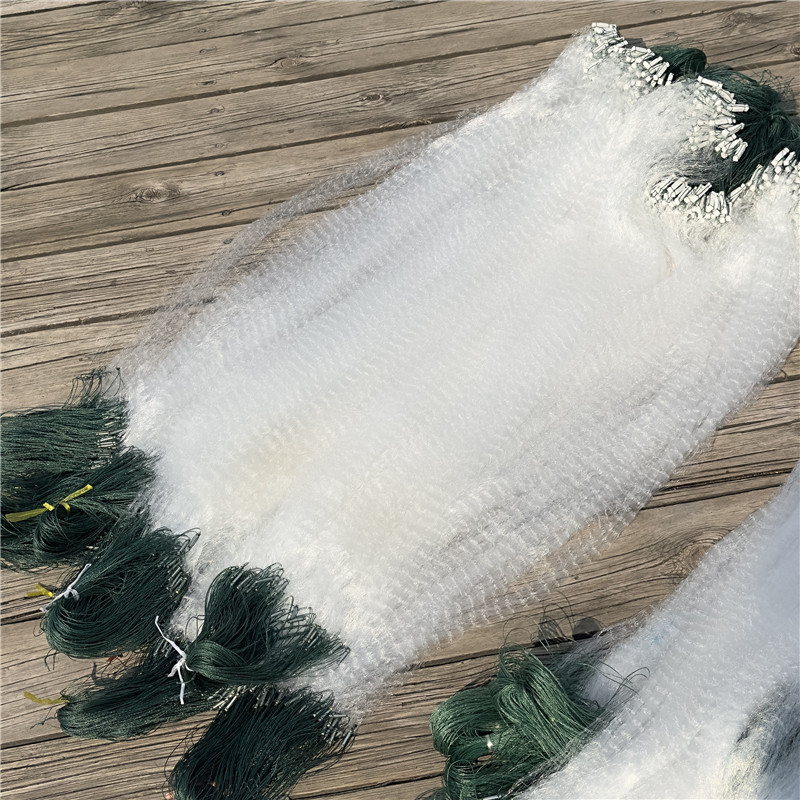 三层沉网单层浮网挂网鲫鱼网餐鱼白条网小鱼网沾鱼网细软柔丝粘网 - 图1
