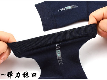 ຖົງຕີນ Langsha 5 ຄູ່ສໍາລັບຜູ້ຊາຍ, 100% cotton mid-calf summer socks thin, cotton spring and autumn stockings, breathable and deodorant