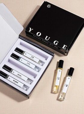 方瓶品牌香水礼盒套装6瓶X10ml