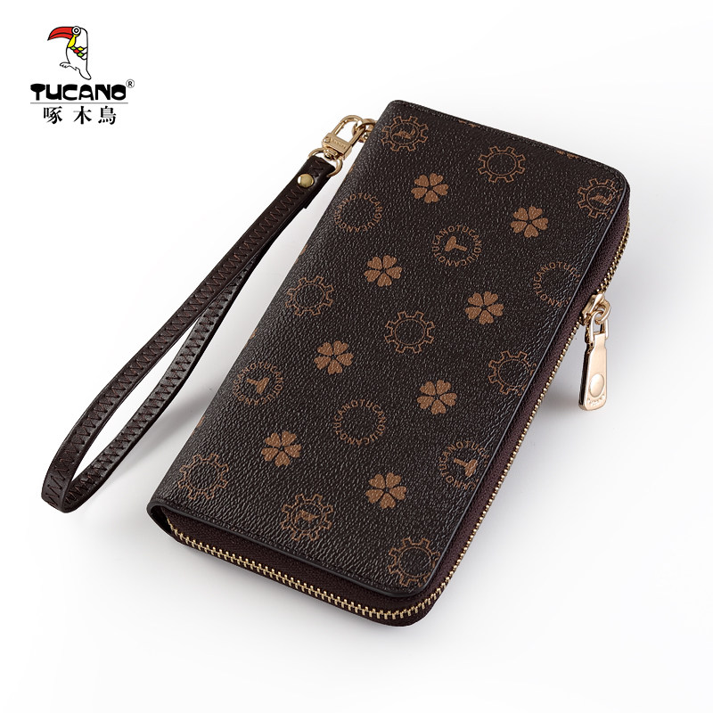 啄木鸟2020新款多功能长款零钱包 啄木鸟七好钱包