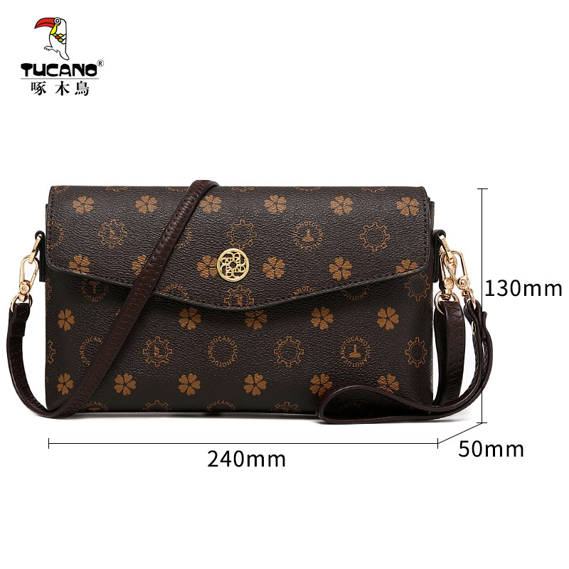 啄木鸟正品新款2020潮单肩斜挎女包 啄木鸟七好女士包袋