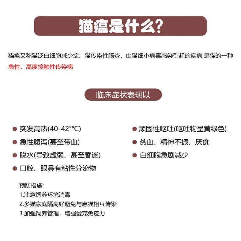 治疗猫瘟热套餐猫药物幼猫细小抗体小猫咪单抗病毒瘟毒干扰素药品