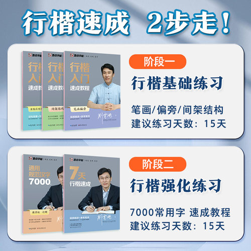 荆霄鹏行楷字帖成人练字墨点行楷速成教程公务员男生女生钢笔硬笔书法练字本初学者高中生大学生行书入门书法手写临摹行楷练字帖 - 图1