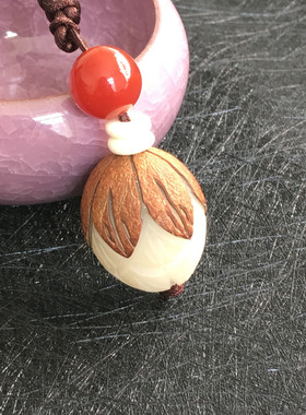 莲花菩提根民族风手工项链包邮