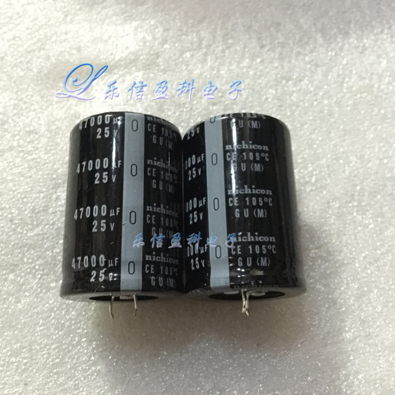 全新进口尼吉康电解电容25V47000UF  47000UF 25V 滤波电容器 - 图1