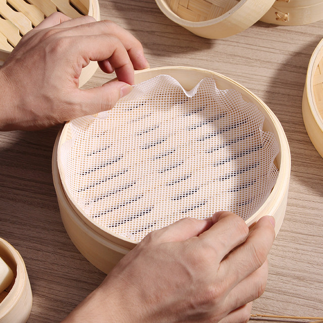 Steamed buns with silicone drawer cloth for steamer buns