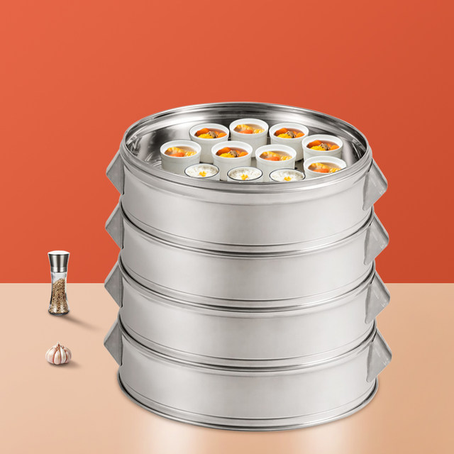 Thickened stainless steel steamer with drawer compartment for commercial seafood steamer