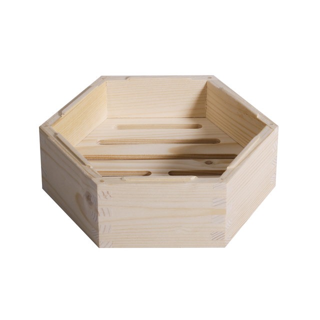 Wooden hexagonal wooden steamer Cantonese style steamer steamed buns