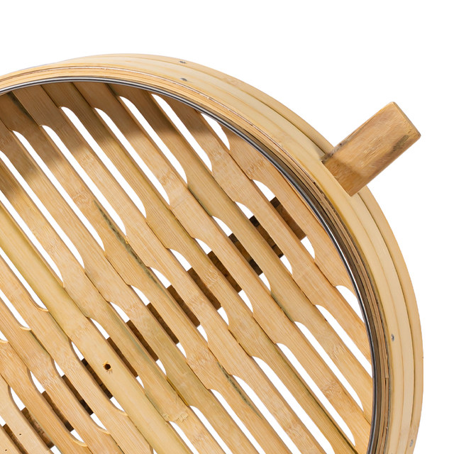 Guangzhou steamer bamboo material has good breathability for commercial use