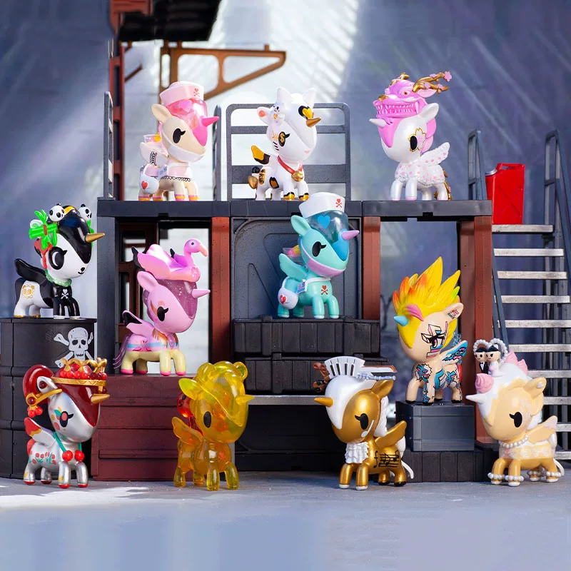 Фигурка в слепой коробке Tokidoki X серии, пони-кукла-качалка, компактная (10,9×8×7,5 см)
