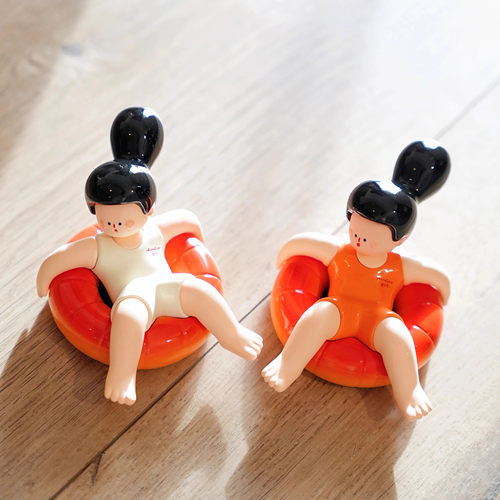 正版周日央下腰女孩二代艺术家系列盲盒潮玩手办公仔娃娃摆件礼物 - 图0