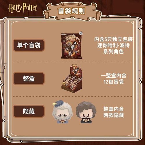 正版哈利波特对角巷一日游迷你盲袋盲盒萌粒手办公仔摆件周边潮玩 - 图3