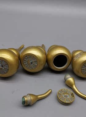 福禄寿喜八卦葫芦古玩铜器