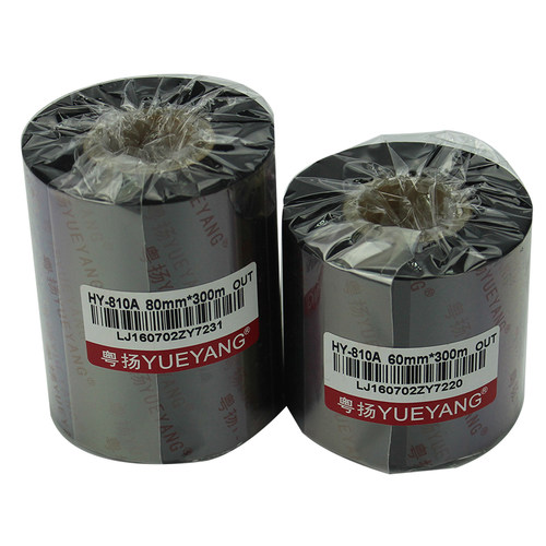 蜡基碳带粤扬810A条码碳带卷110mm*300mTSC佳博科诚GODEX博思得POSTEK标签条码打印机适用碳带色带 - 图1