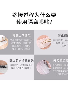 MD嫁接睫毛眼贴50对美睫专用工具