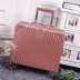 Logo tùy chỉnh vali retro nữ 18 inch nhỏ xe đẩy trường hợp bánh xe phổ thông vali mini 16 inch 17 hộp mật khẩu - Va li Va li