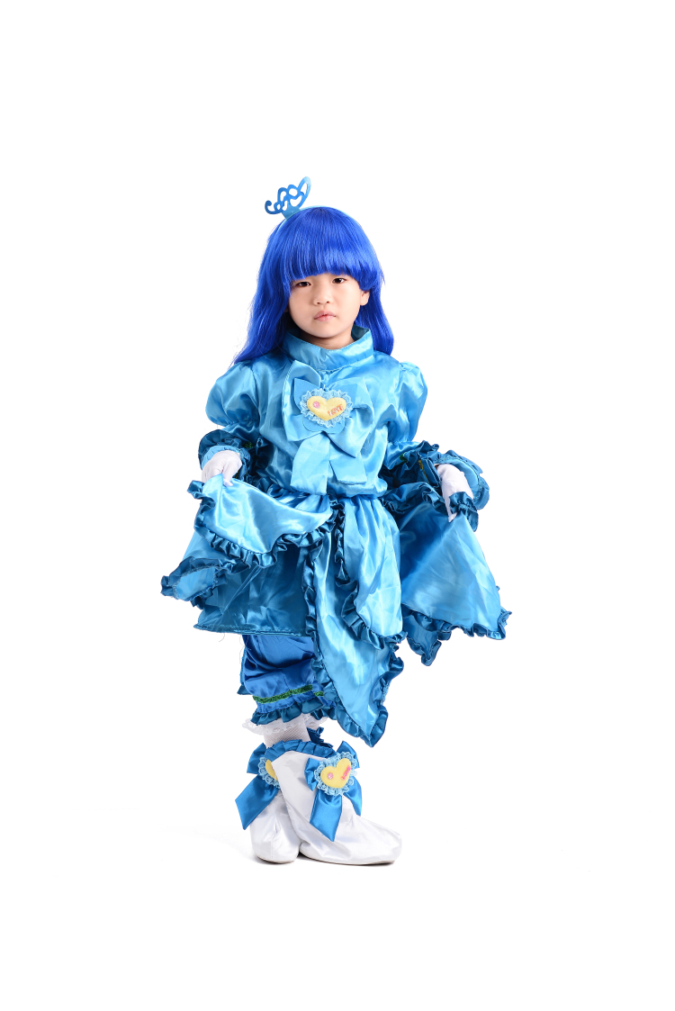 小魔仙连衣裙 巴拉拉小魔仙服装套装 美雪全套公主裙美琪蓝色裙子 - 图3