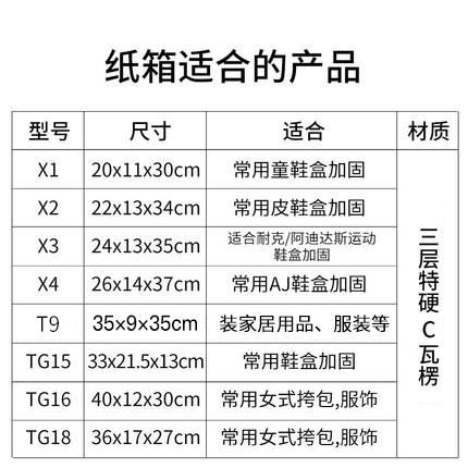 鞋盒加固纸箱子箱包纸箱淘宝快递发货包装纸盒子侧开口纸箱定做 - 图0