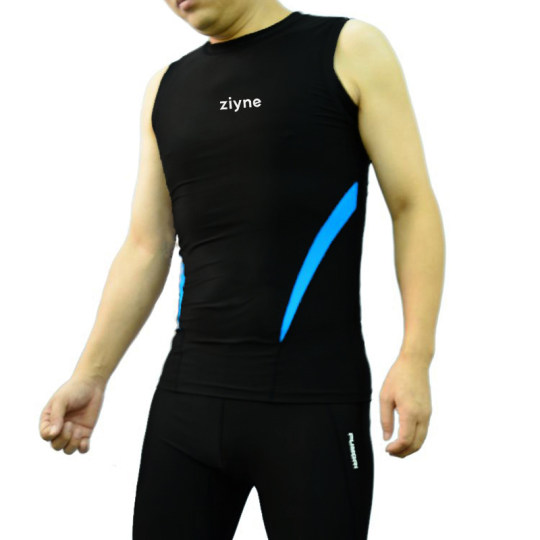 泳衣男生分体弹力背心平角泳裤短裤套装游泳温泉健身运动训练遮疤