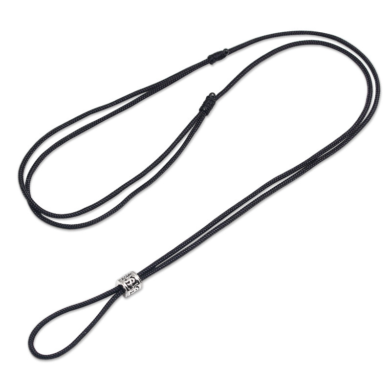Ring diamond ring safety buckle lanyard sterling silver handmade couple