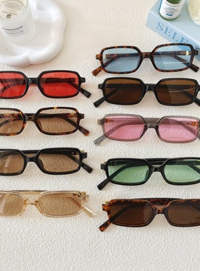 小框方形太阳镜网红ins街拍男女