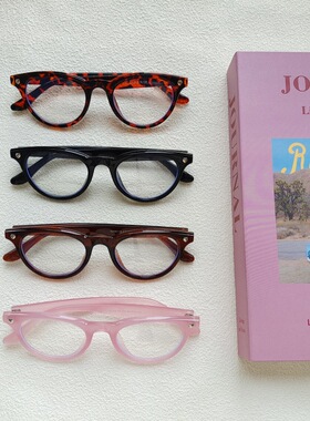 心形米钉猫眼框太阳镜女跨境新款