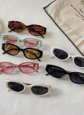 网红同款韩版时尚猫眼小框高级感