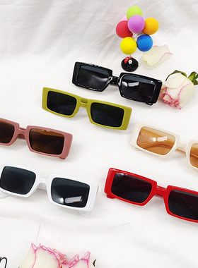 小猪旦旦方框时尚男女太阳镜
