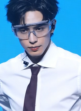 装饰拍照帅气可调节伸缩大个骑行镜透明防风护目镜自行车运动晨跑