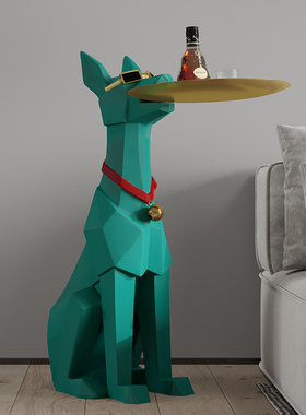 落地狗大型客厅装饰摆件