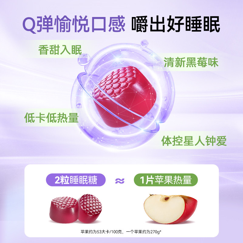 Vitafusion褪黑素软糖sleepwell安眠melatonin退黑素5mg睡眠片vf