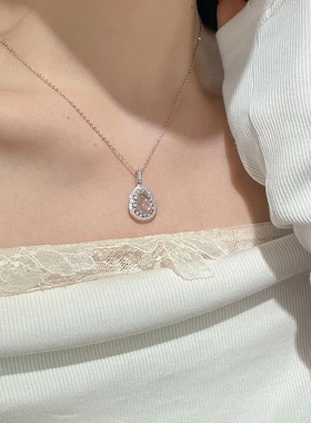 925纯银冰糖葫芦项链女新中式石英岩玉吊坠国潮复古风福禄项饰品