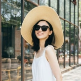 Sanya Tourism Holiday Sea Sunscreen, оснащенные женскими пляжными шляпами