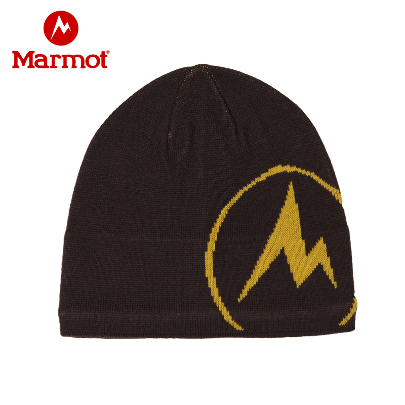 marmot/土撥鼠戶外休閒男女同款防寒保暖毛線帽子情侶針織帽T1583