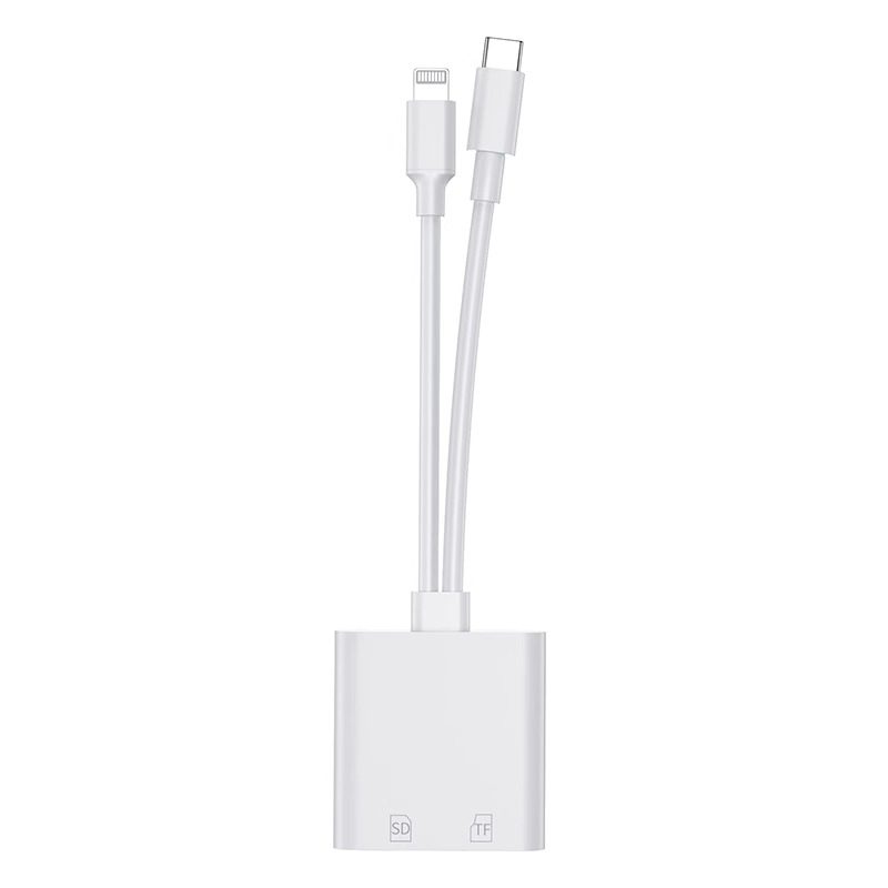 SD+TF二合一读卡器iPad转换器适用type-c苹果华为USB3.0转接头OTG手机平板电脑通用相机内存卡导相片导出视频
