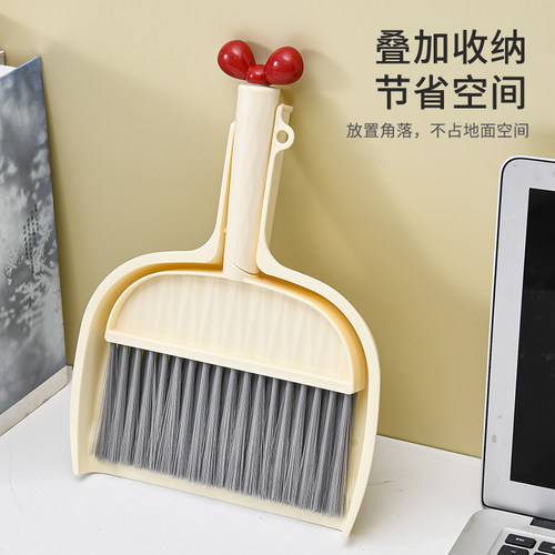 桌面迷你小扫把套装儿童专用簸箕组合小扫帚清洁笤帚学生桌扫工具 - 图3