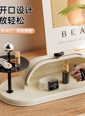 玄关收纳盒带盖防尘防潮大开口