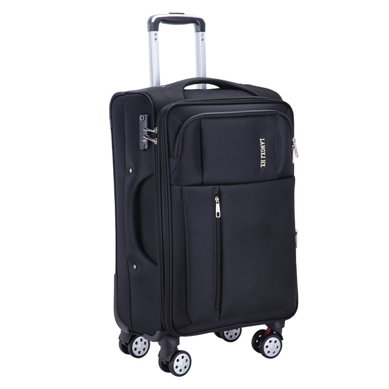 牛津布万向轮女24寸帆布26密码箱 狼小姐旅行箱