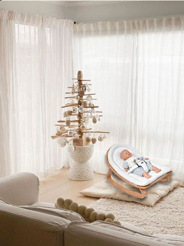 Детская качалка, стульчик для кормления, реквизит для фотографии, колыбель для новорожденных для сна, простой и элегантный дизайн