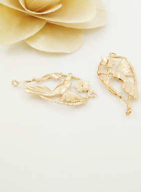 配件24k项坠不掉色diy首饰