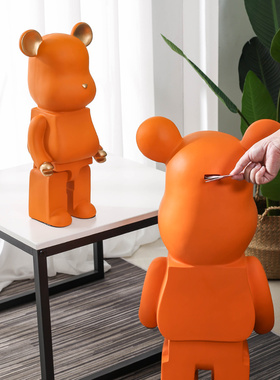 网红暴力熊轻奢风新居沙发旁摆件