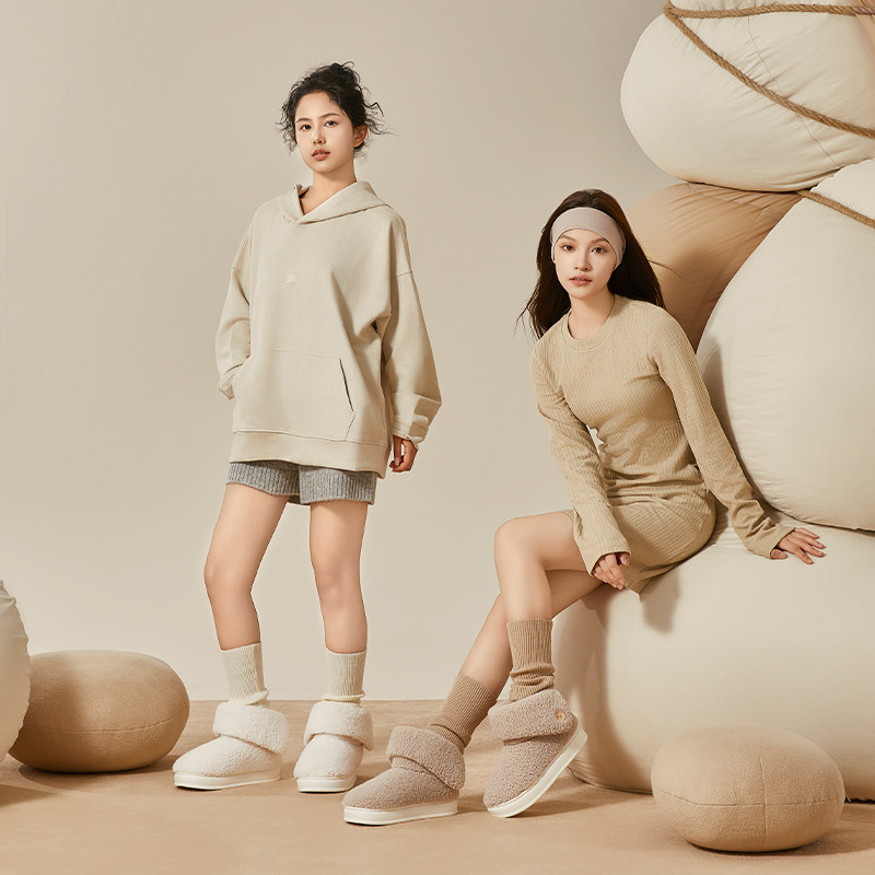 朴西沐棉毛绒情侣户外雪地靴女包跟冬季厚底加绒保暖靴子棉鞋,淘宝优惠券,粉丝福利购,淘宝优惠卷