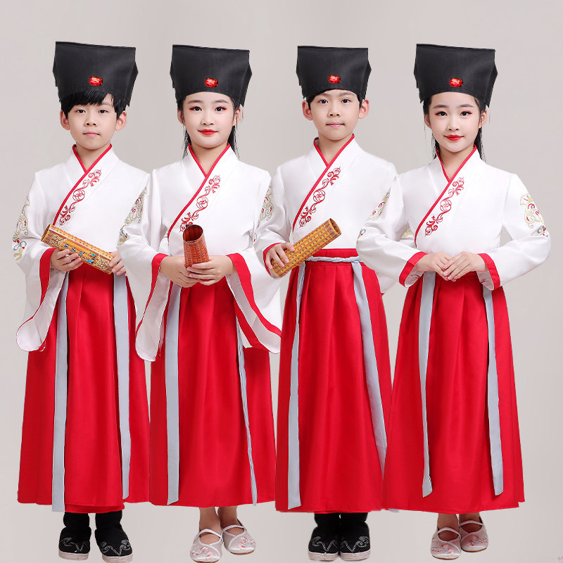国学儿童男装古装毕业汉服 荷香艺梦汉服